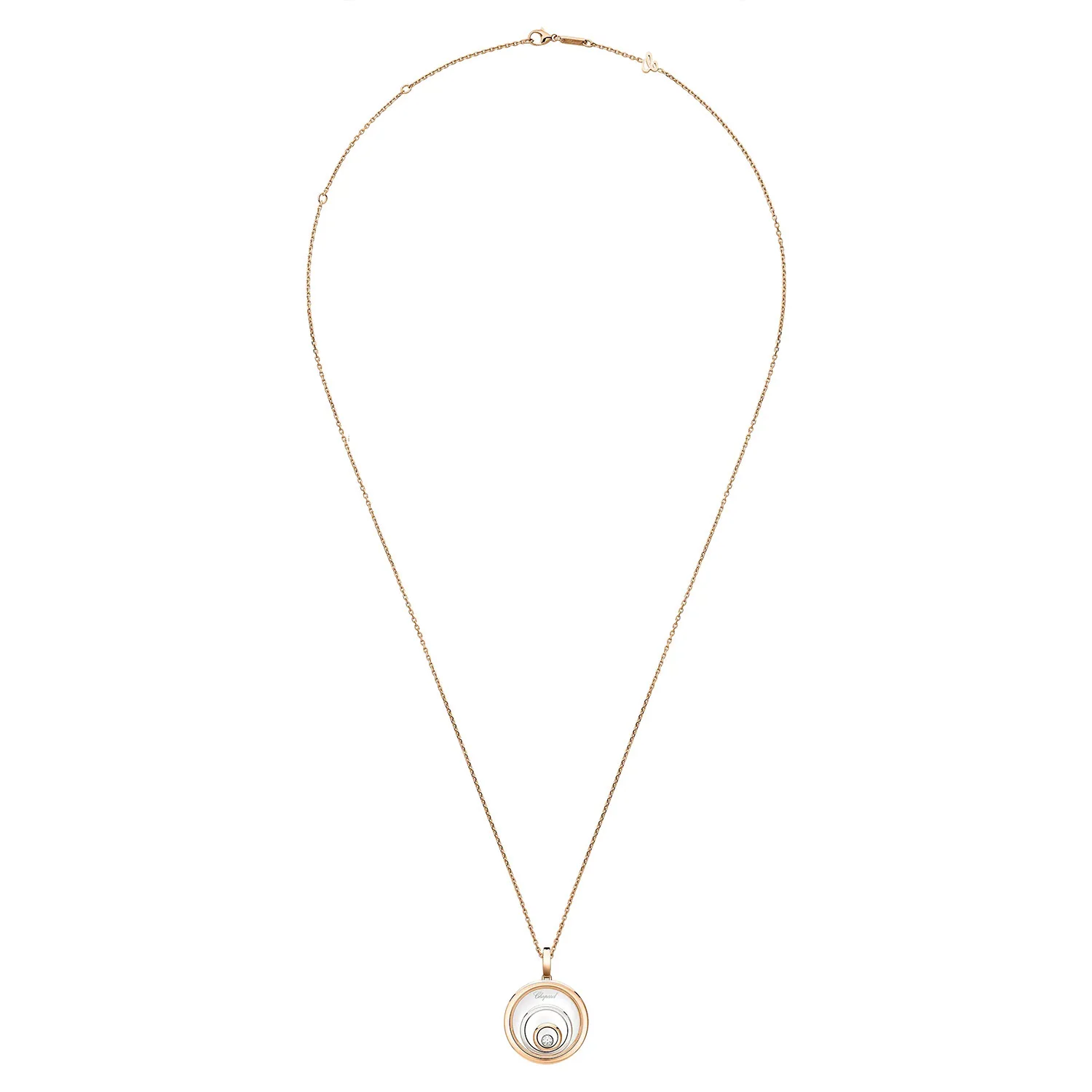 18ct Rose and White Gold Happy Spirit Pendant - Image 4
