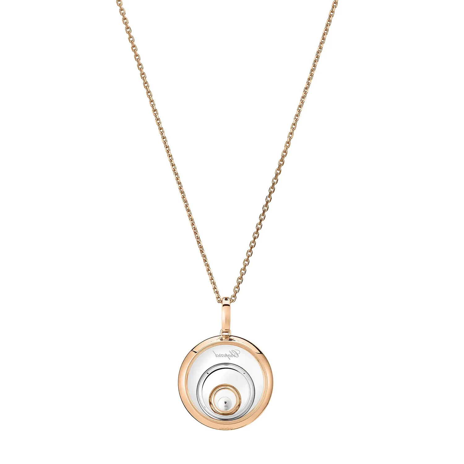 18ct Rose and White Gold Happy Spirit Pendant - Image 5