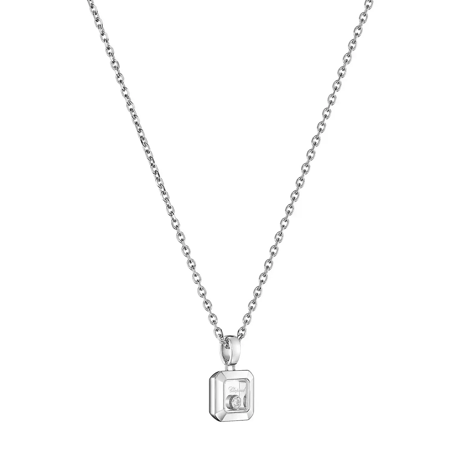 18ct White Gold Happy Diamond Icons Pendant - Image 2