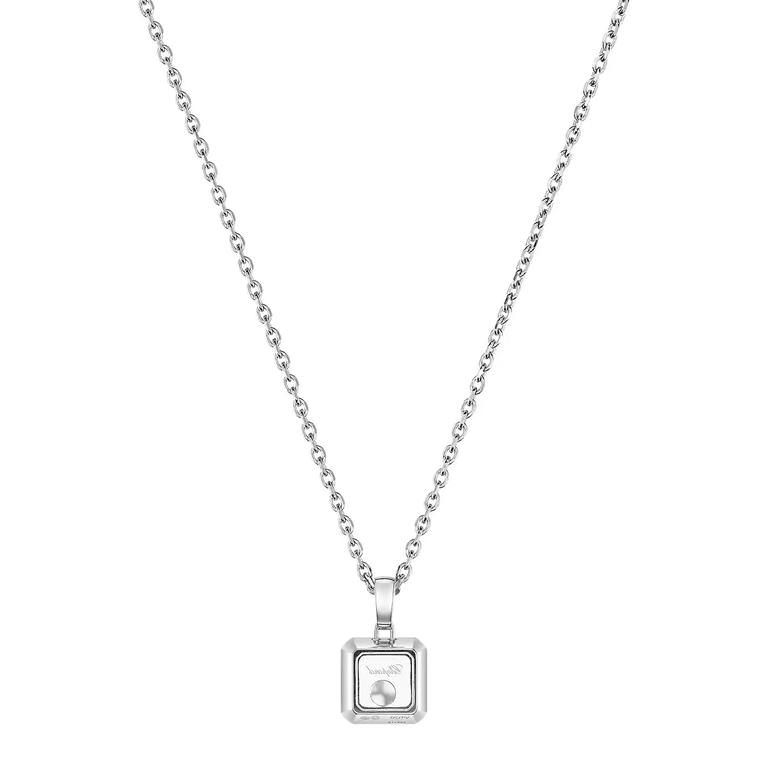 18ct White Gold Happy Diamond Icons Pendant - Image 4