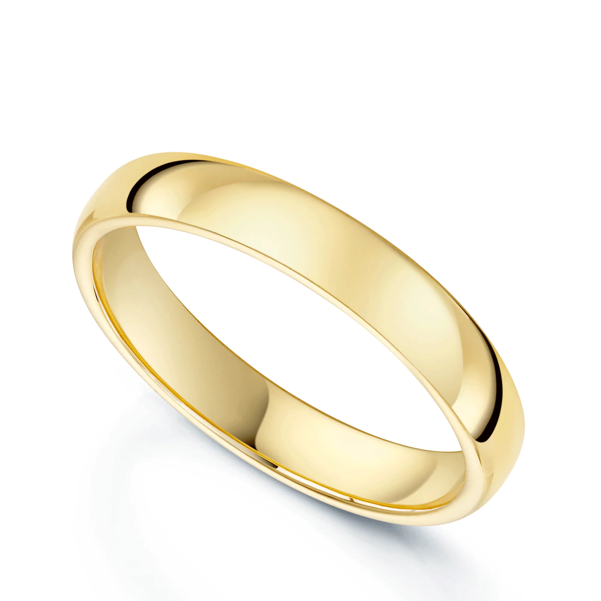 18ct Yellow Gold Classic Court Ladies Wedding Ring - Image 2
