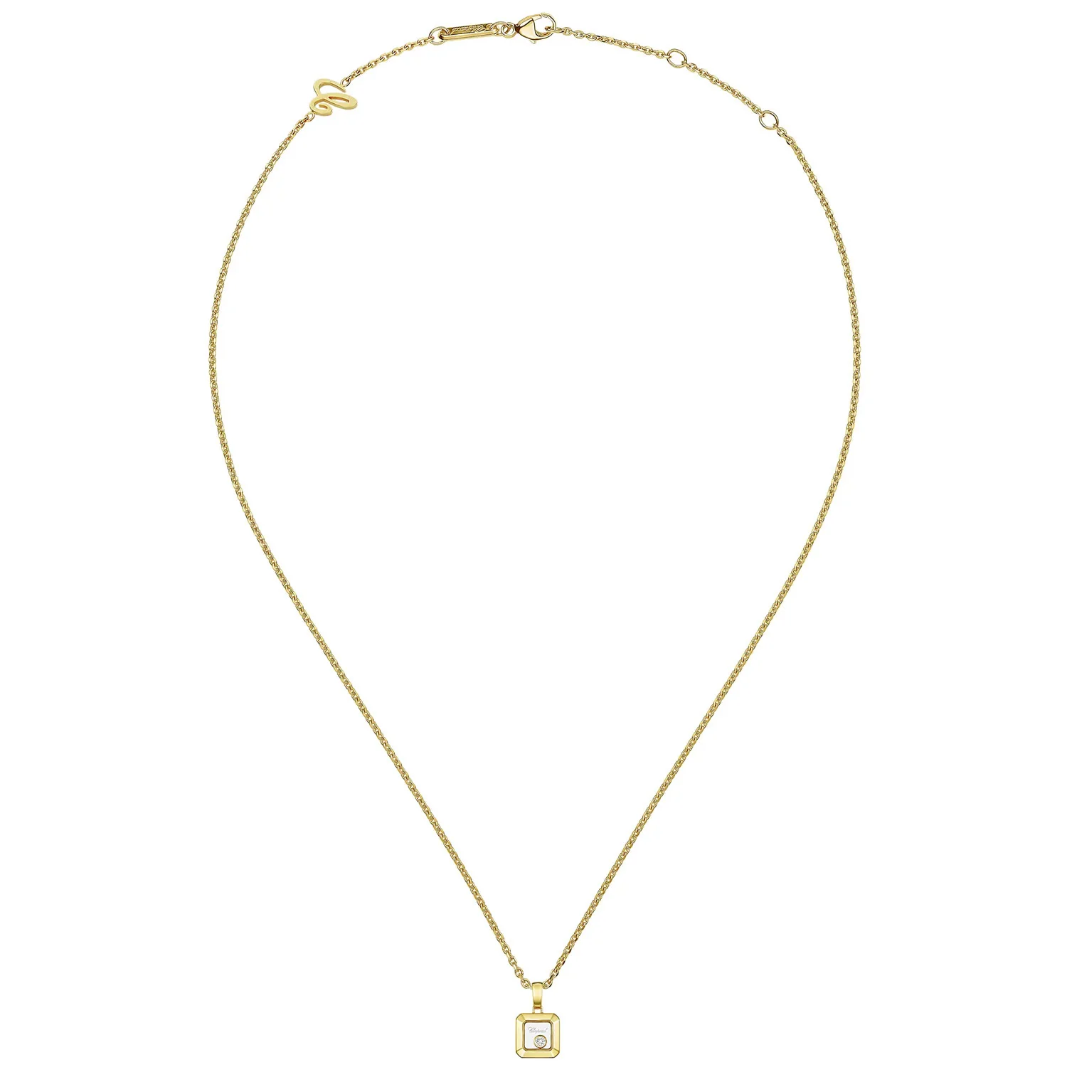 18ct Yellow Gold Happy Diamonds Icons Pendant - Image 3