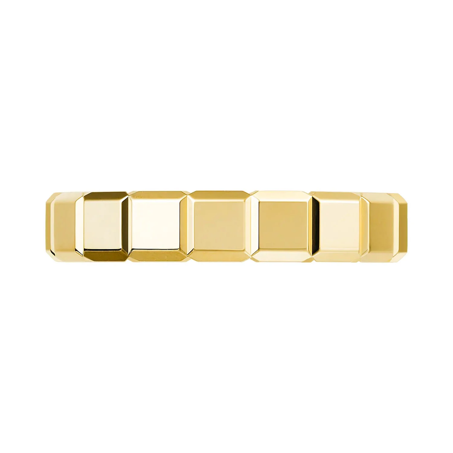 18ct Yellow Gold Ice Cube Medium Ring - Image 2