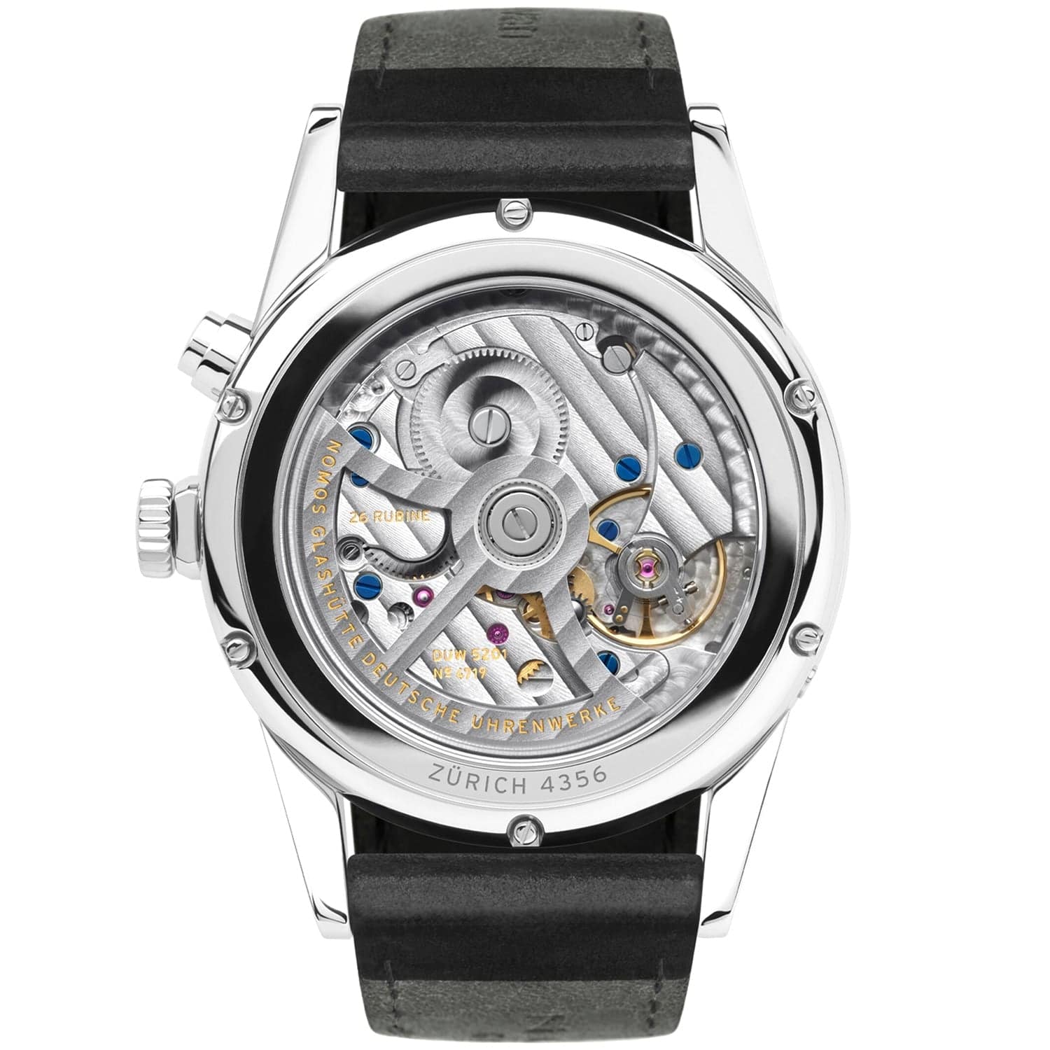 Zurich Steel World Timer 40mm White Dial Men's Automatic Watch - Image 4