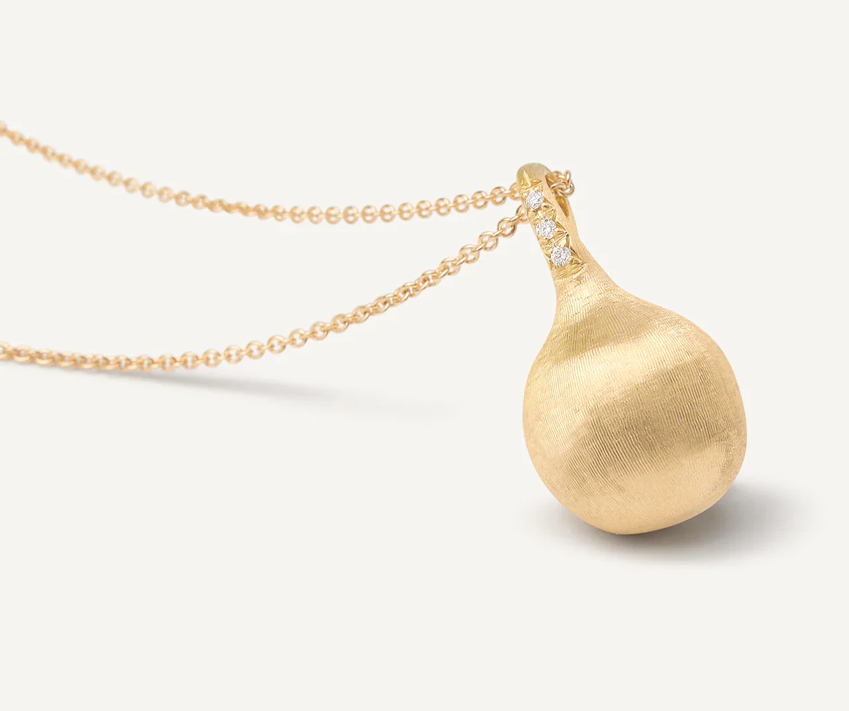 Africa 18ct Yellow Gold Pendant - Image 3