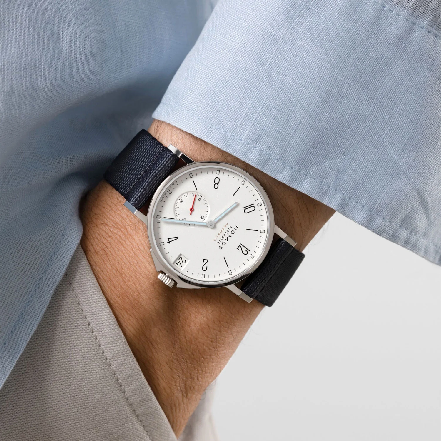 Ahoi Neomatik 38mm Date White Dial Automatic Watch - Image 7