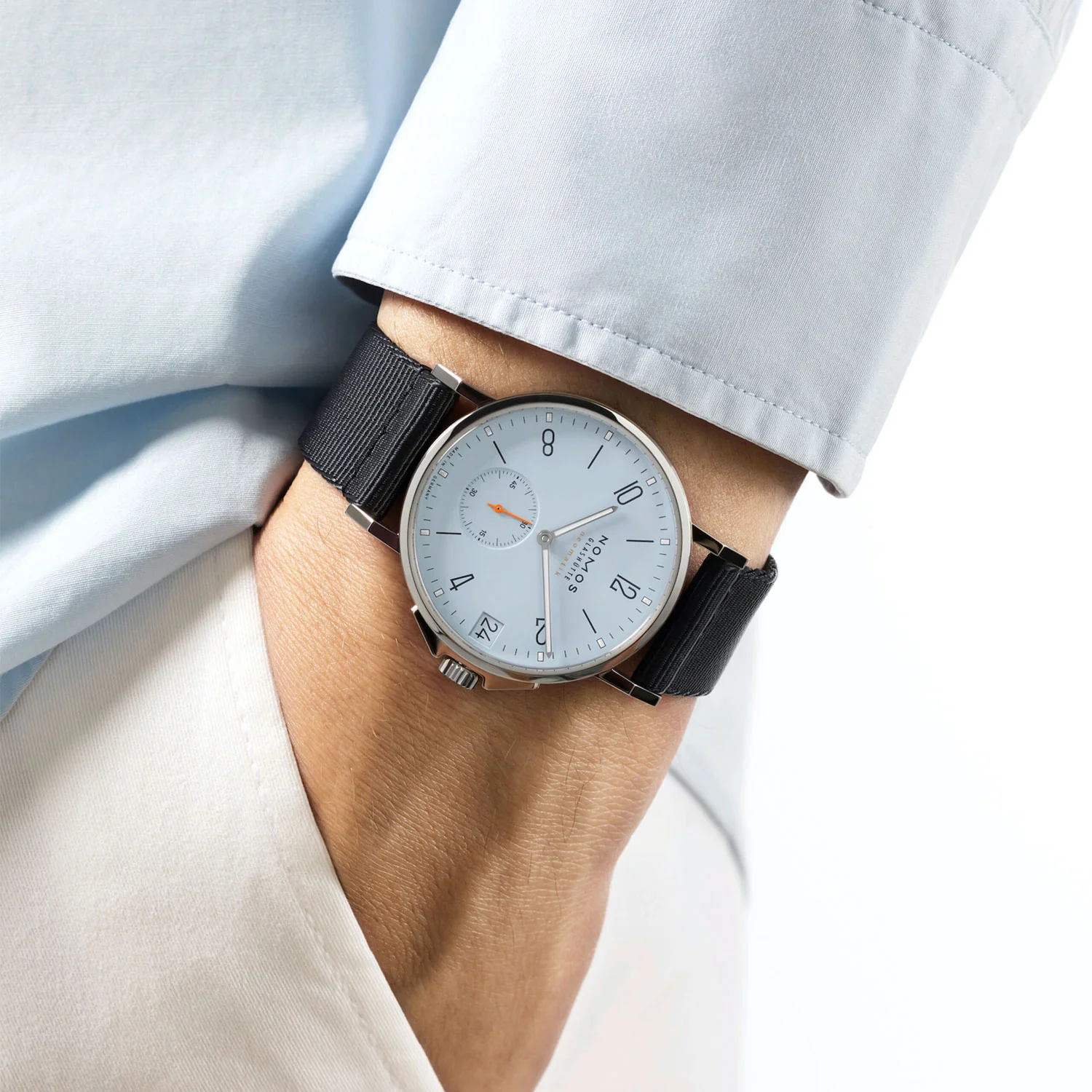 Ahoi Neomatik 38mm Date Sky Dial Automatic Watch - Image 7