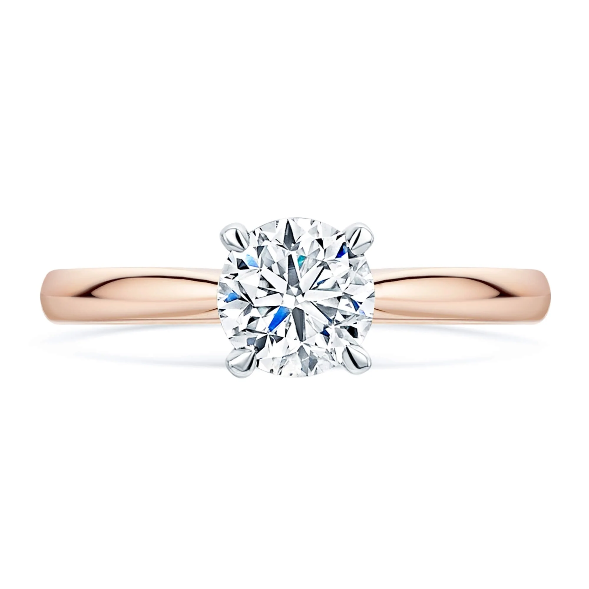 Simply Solitaire Collection 18ct Rose Gold Diamond Solitaire Engagement Ring GIA Certified 1.00 Carat - Image 4