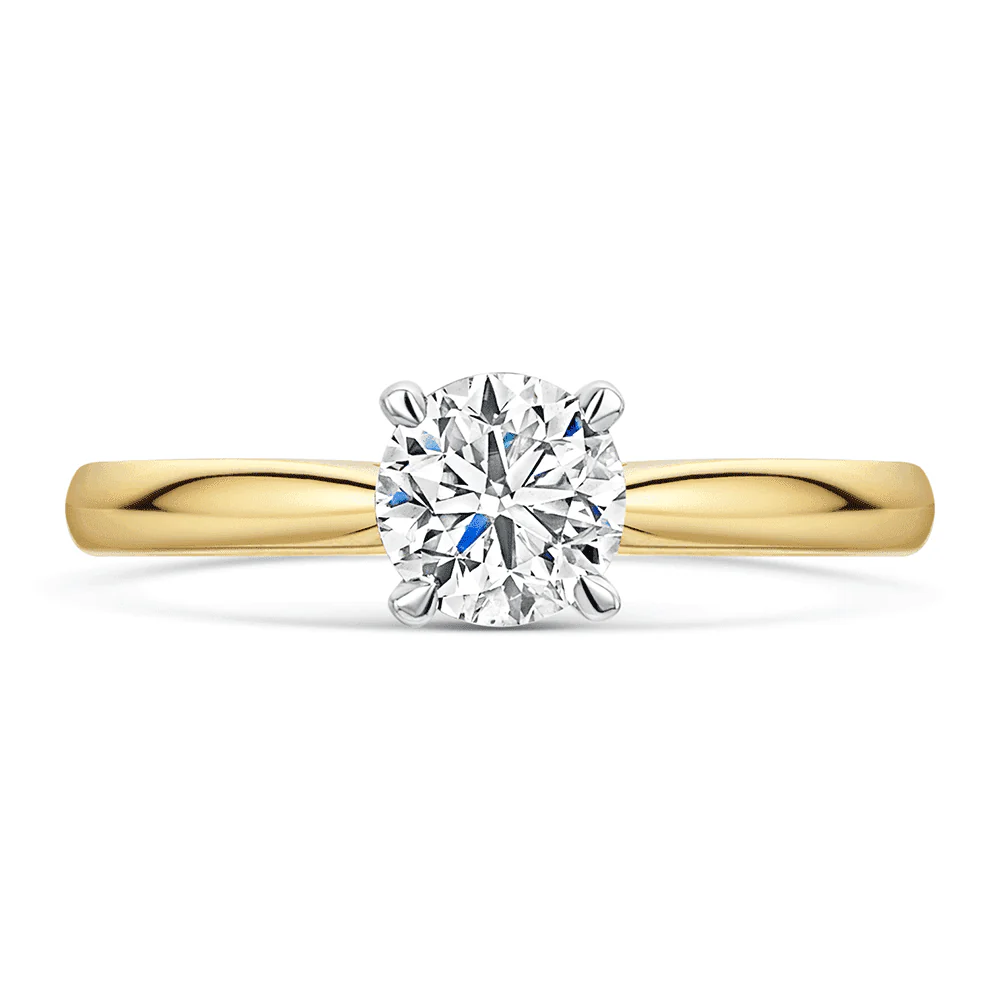 Simply Solitaire Collection 18ct Yellow Gold Diamond Solitaire Engagement Ring GIA Certified 0.50 Carat - Image 3