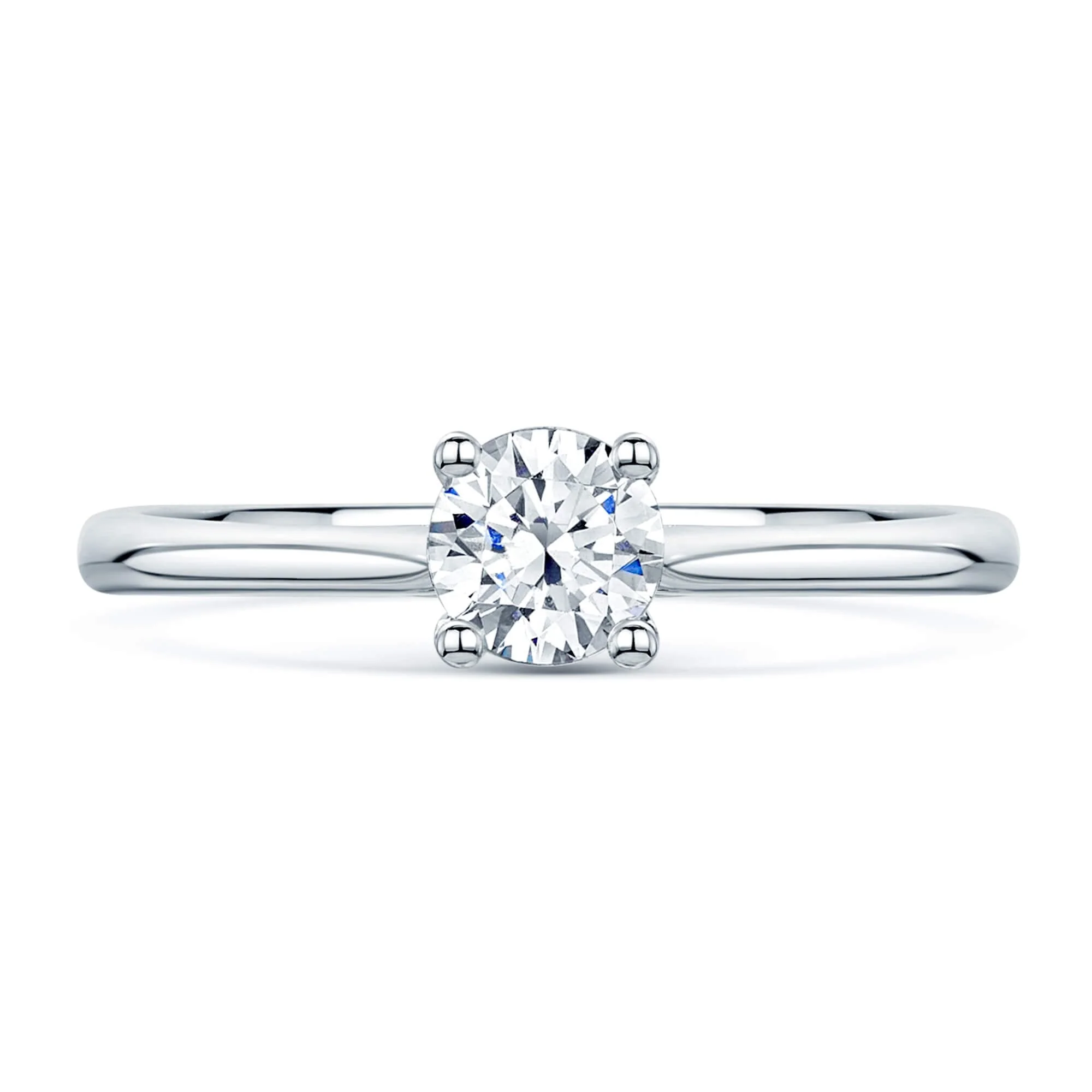 Simply Solitaire Collection Platinum Set & Diamond Solitaire Engagement Ring GIA Certified 0.70 Carat - Image 3