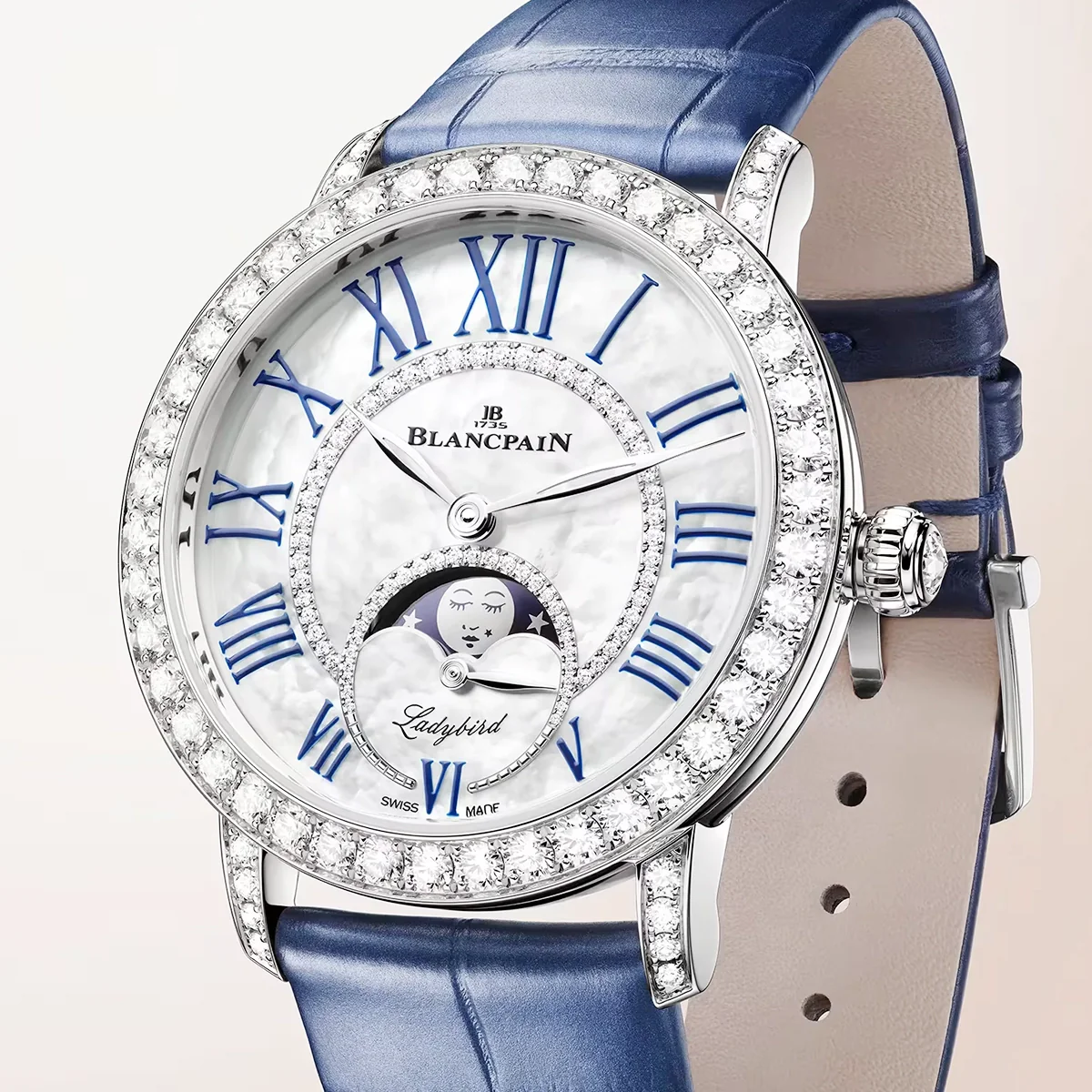 Ladybird Colors 34.9mm 18ct White Gold Diamond Set Ladies Watch - Image 2