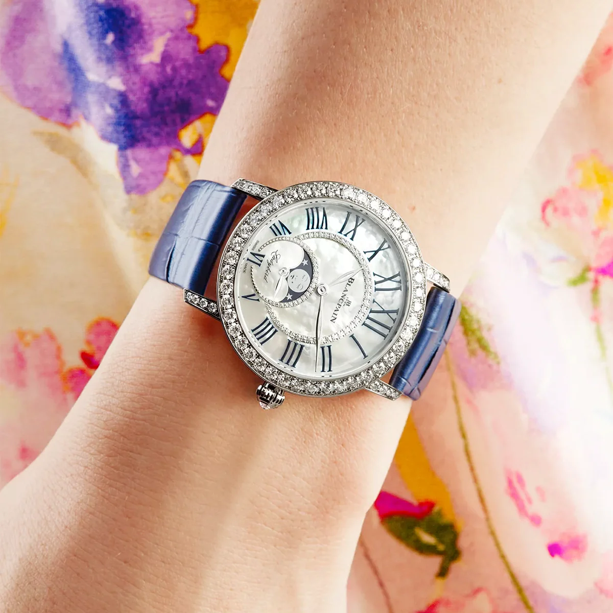 Ladybird Colors 34.9mm 18ct White Gold Diamond Set Ladies Watch - Image 3