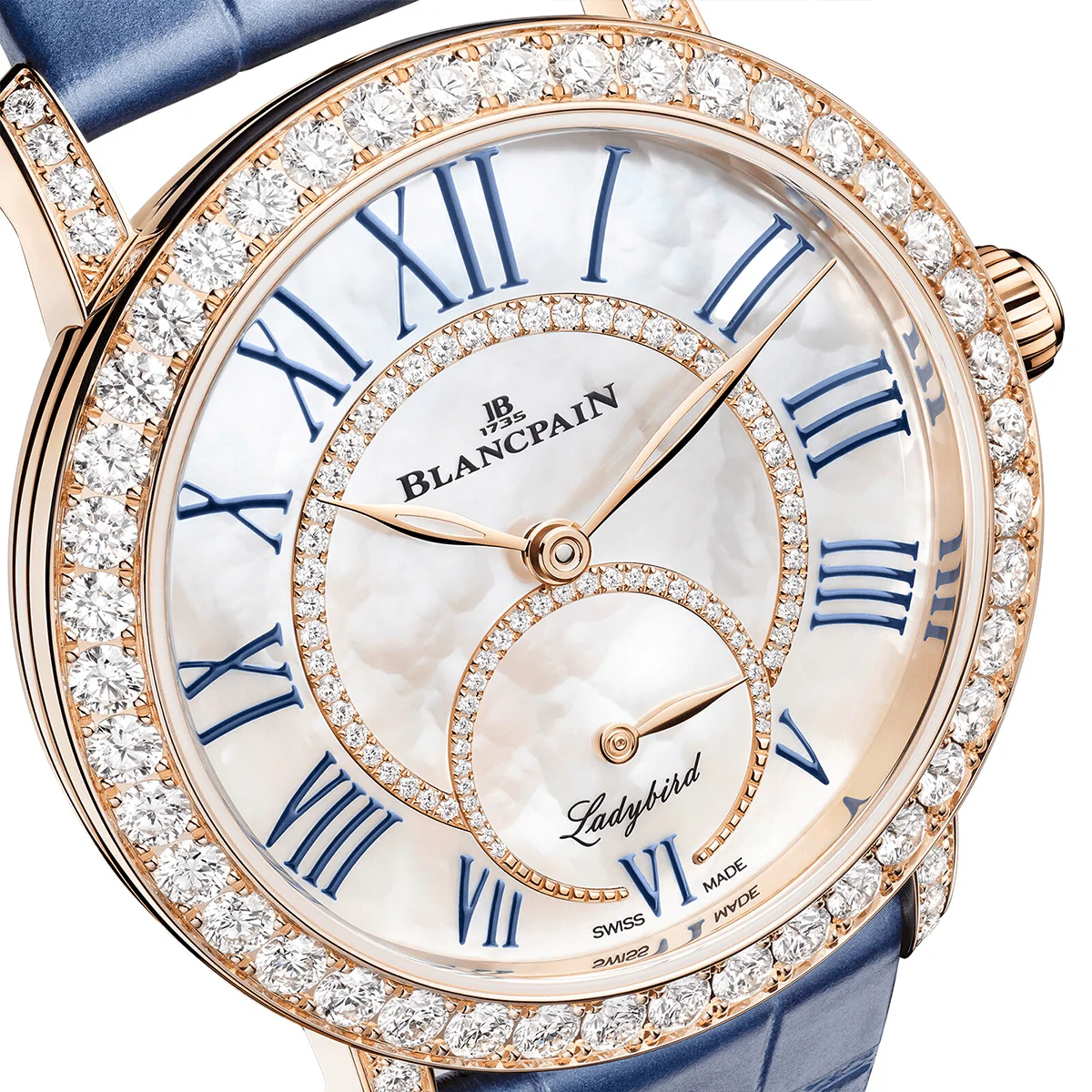 Ladybird Colors 34.9mm 18ct Red Gold Diamond Set Ladies Watch - Image 2