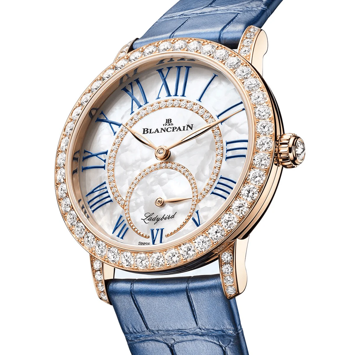 Ladybird Colors 34.9mm 18ct Red Gold Diamond Set Ladies Watch - Image 3