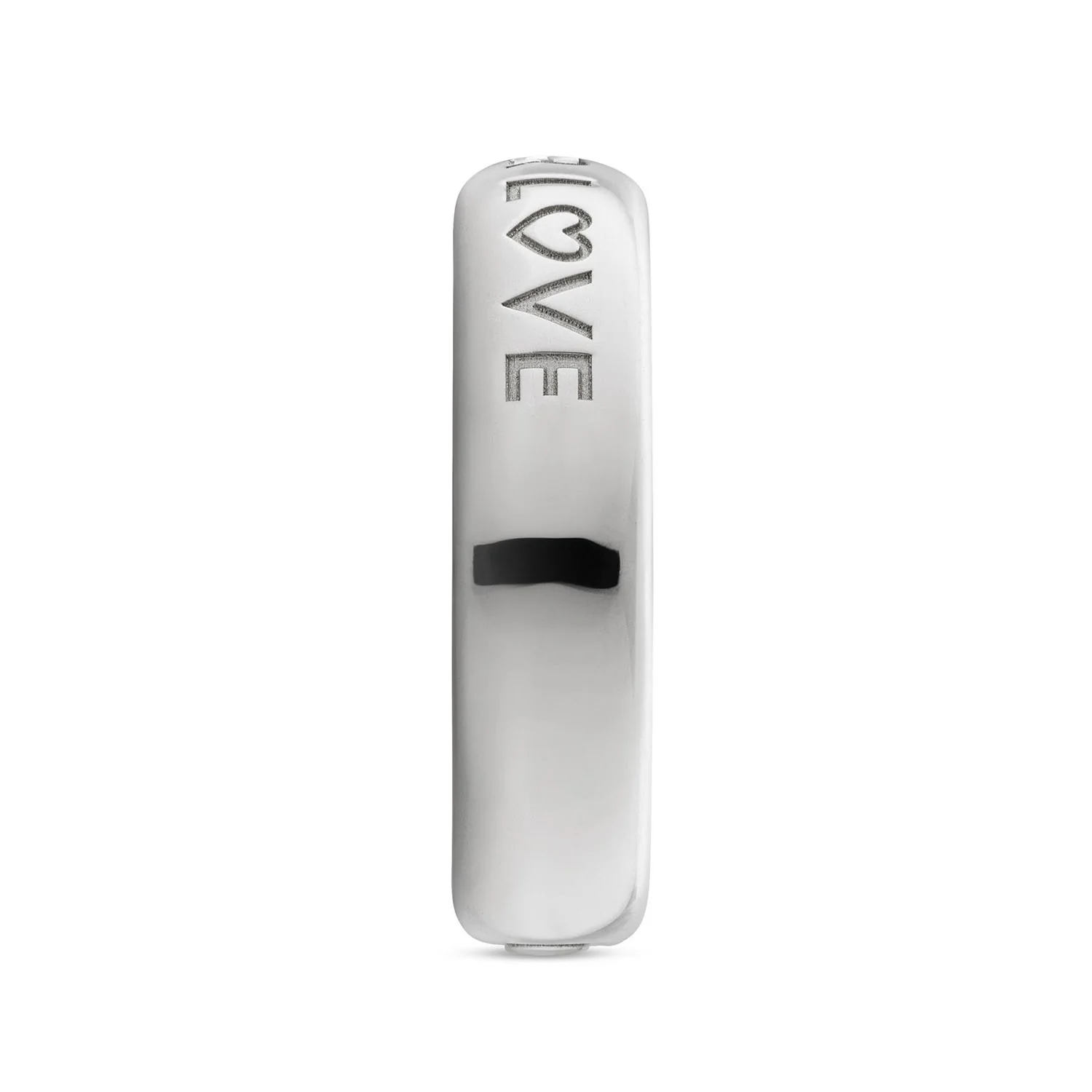 Blind For love Sterling Silver 5mm Ring - Image 4
