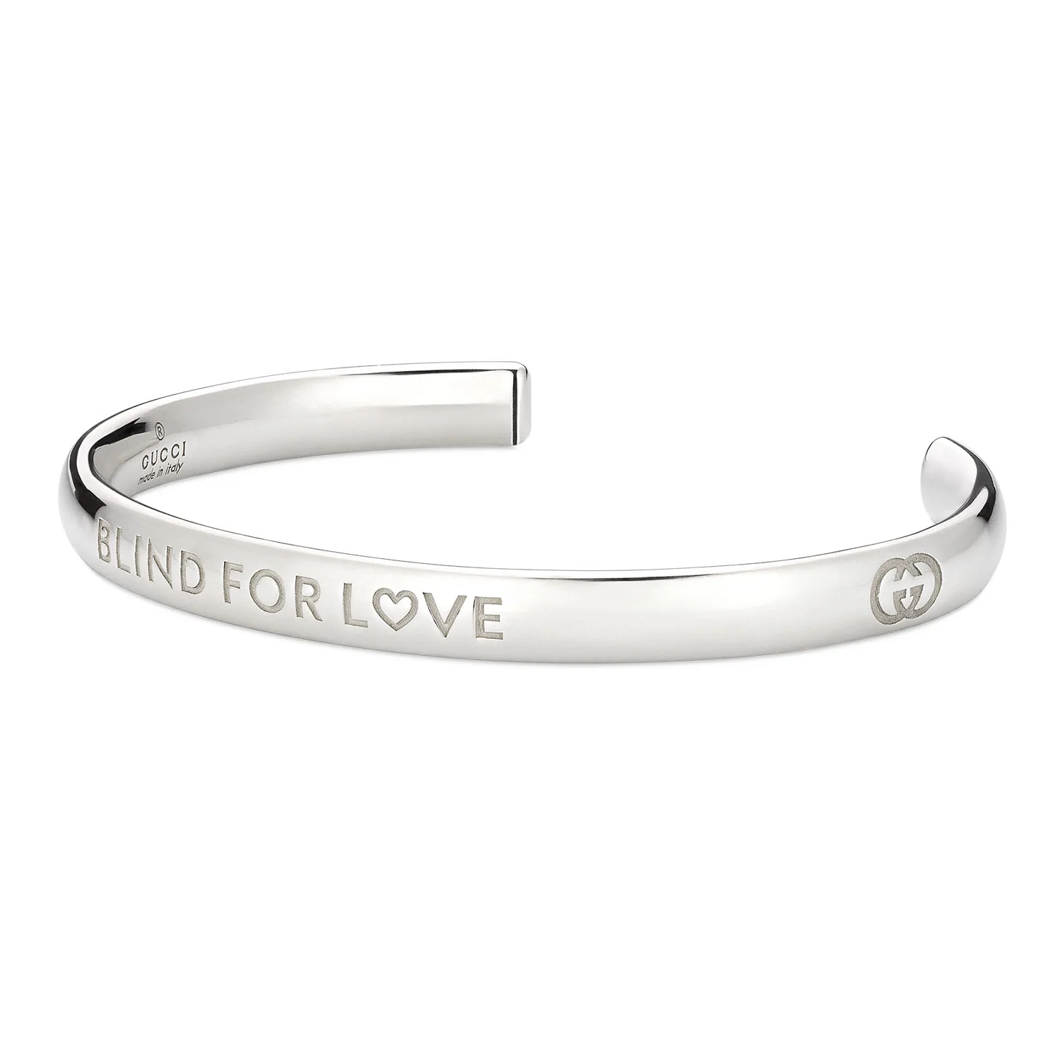 Blind For Love Sterling Silver Bangle - Image 3