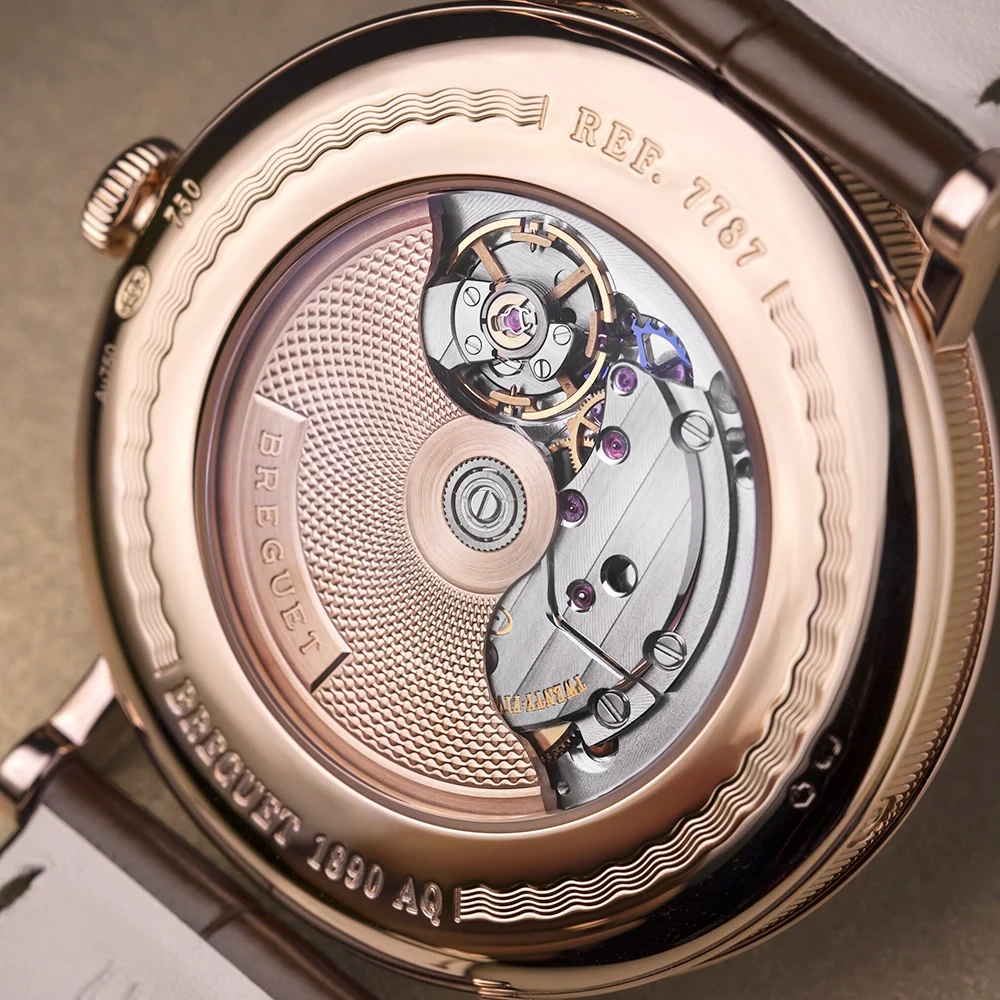 Classique Phase de Lune 7787 18ct Rose Gold White Enamel Dial Watch - Image 4