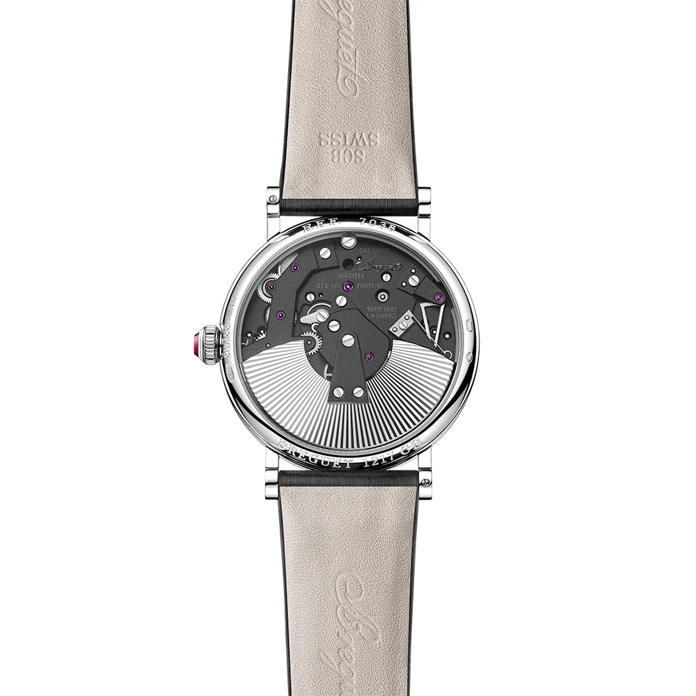 Tradition 7038 18ct White Gold Diamond Set Strap Watch - Image 3