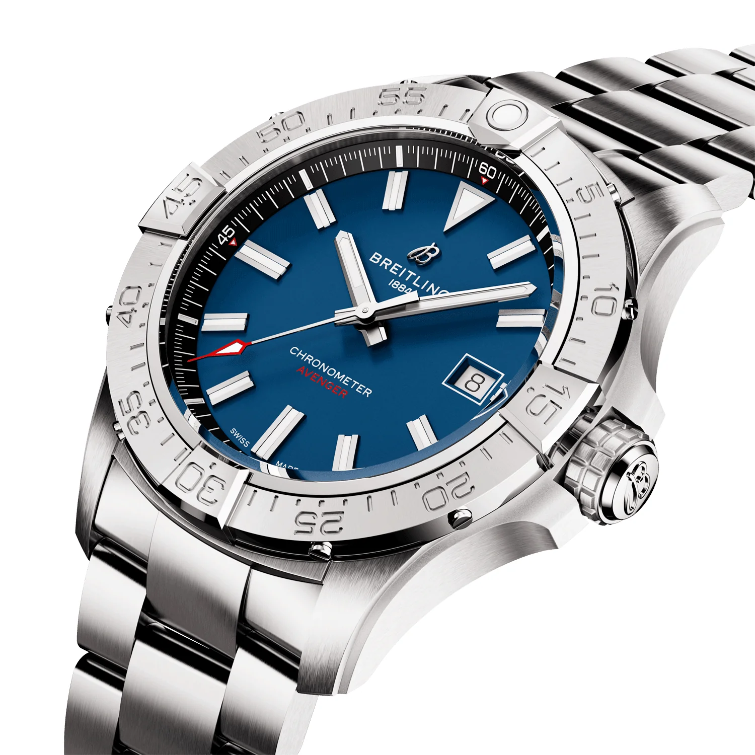Avenger 42mm Blue Dial Automatic Bracelet Watch - Image 2