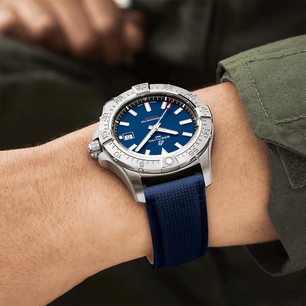 Avenger 42mm Blue Dial Automatic Strap Watch - Image 4