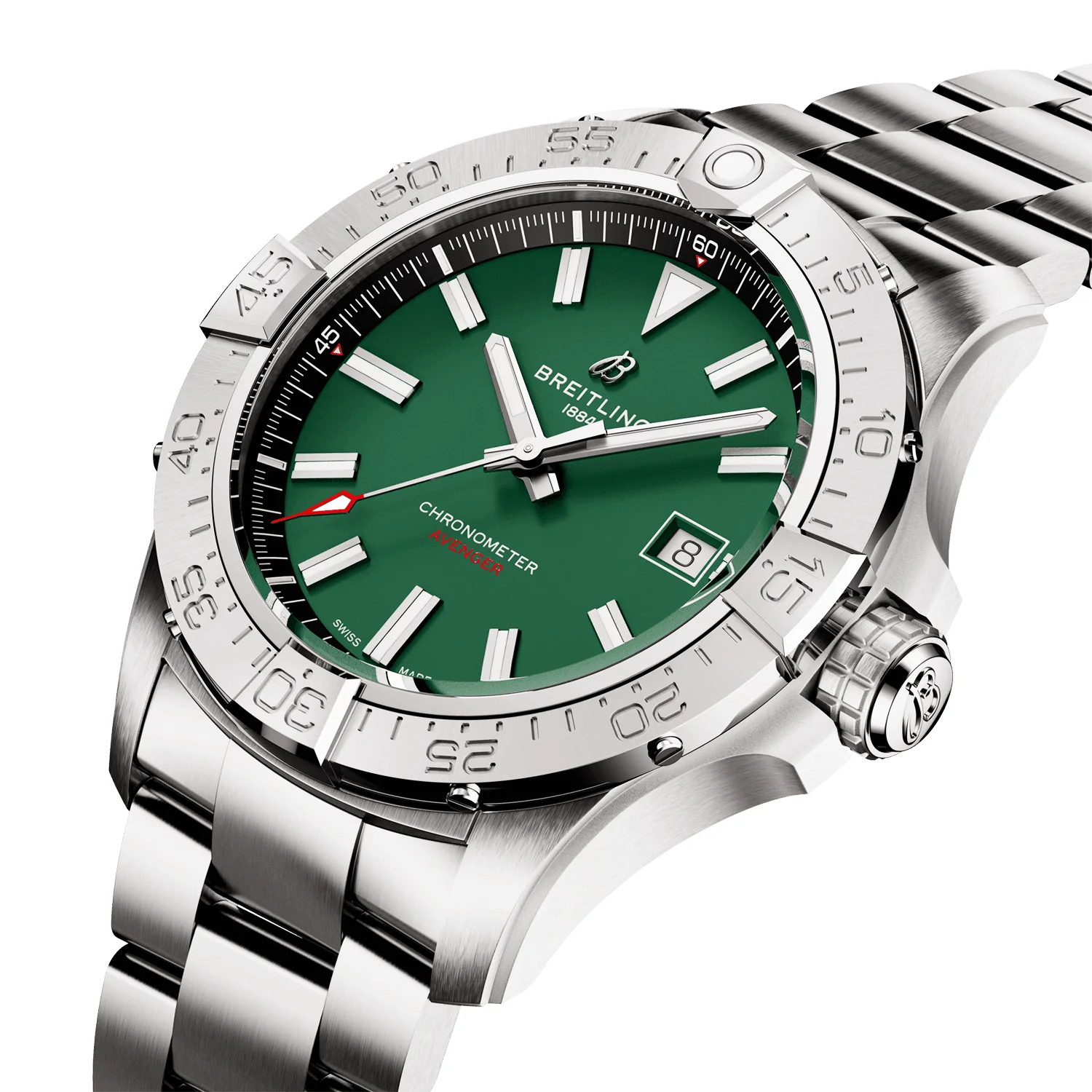 Avenger 42mm Green Dial Automatic Bracelet Watch - Image 2