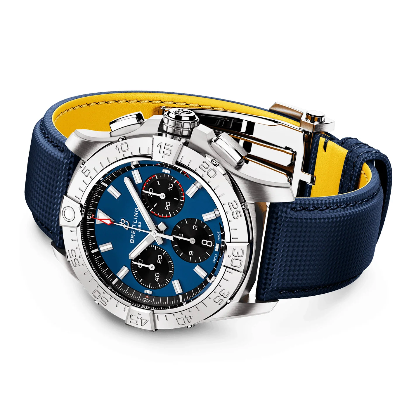 Avenger Chronograph 42mm Blue Dial Automatic Strap Watch - Image 4
