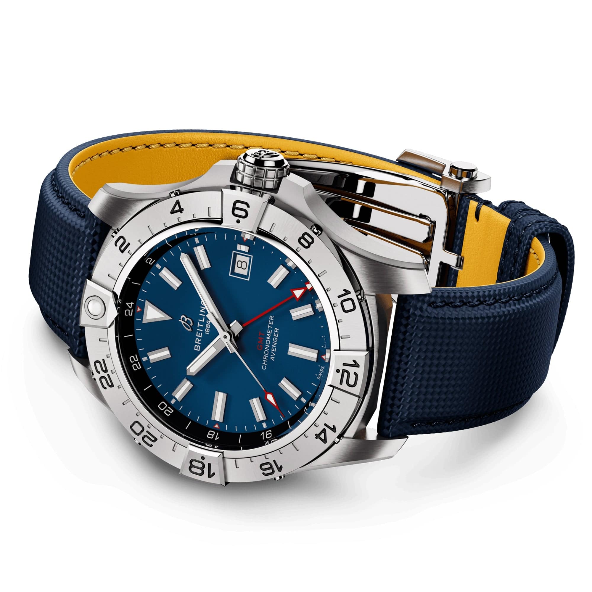 Avenger GMT 44mm Blue Dial Automatic Strap Watch - Image 3