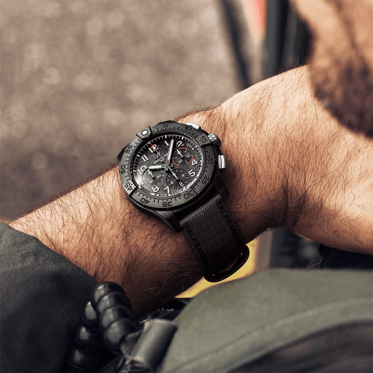 Avenger Night Mission 44mm Men's Black Ceramic Watch - Image 5