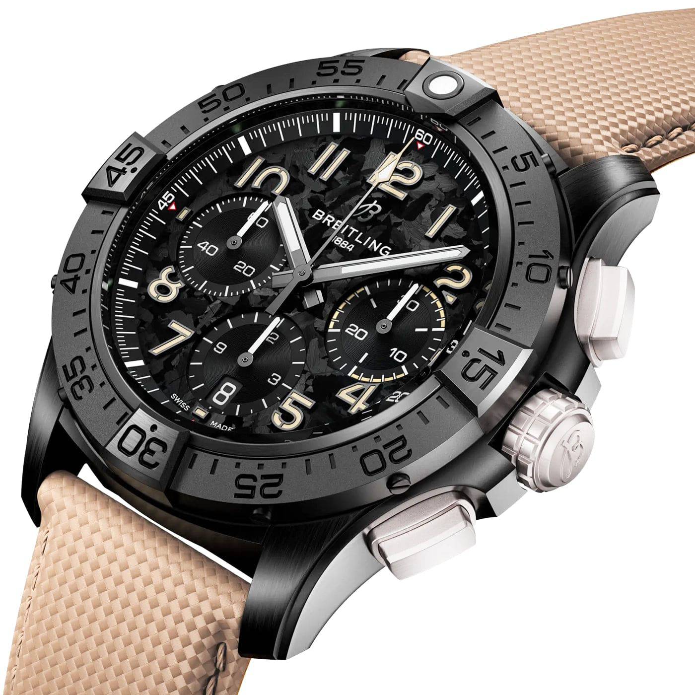 Avenger Night Mission Chronograph 42mm Men's Black Ceramic Watch - Image 2