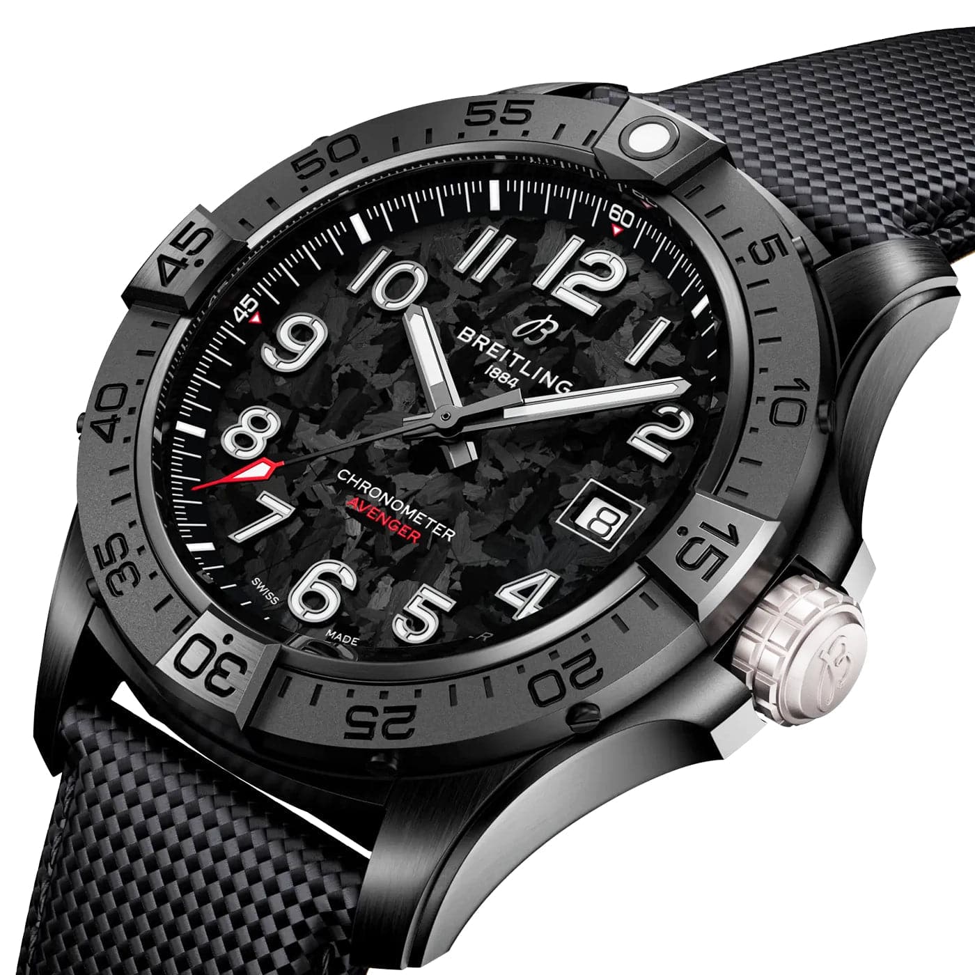 Avenger Night Mission 42mm Men's Black Ceramic Watch - Image 2