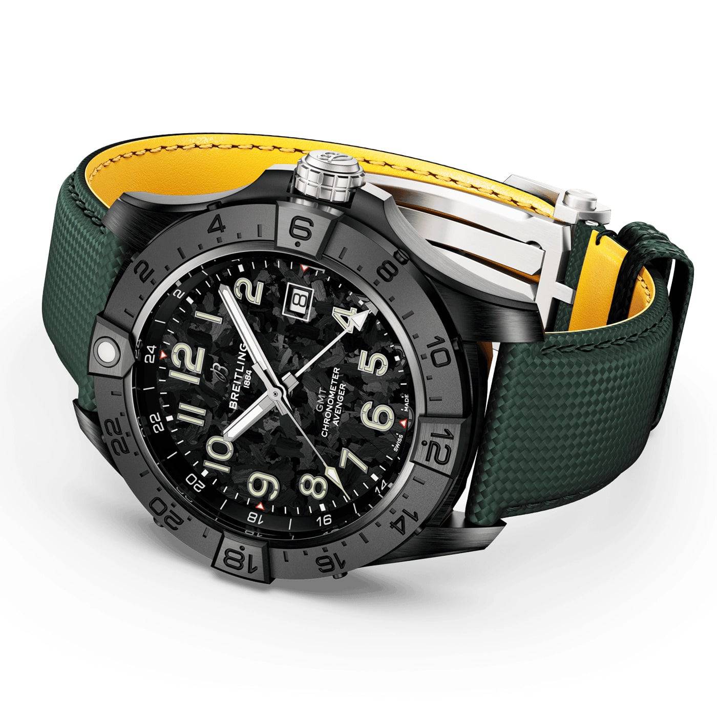 Avenger Night Mission GMT 44mm Men's Black Ceramic Watch - Image 3