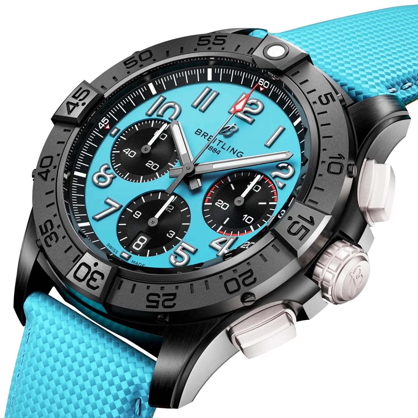 Avenger Night Mission Chronograph 42mm Turquoise Dial Watch - Image 2