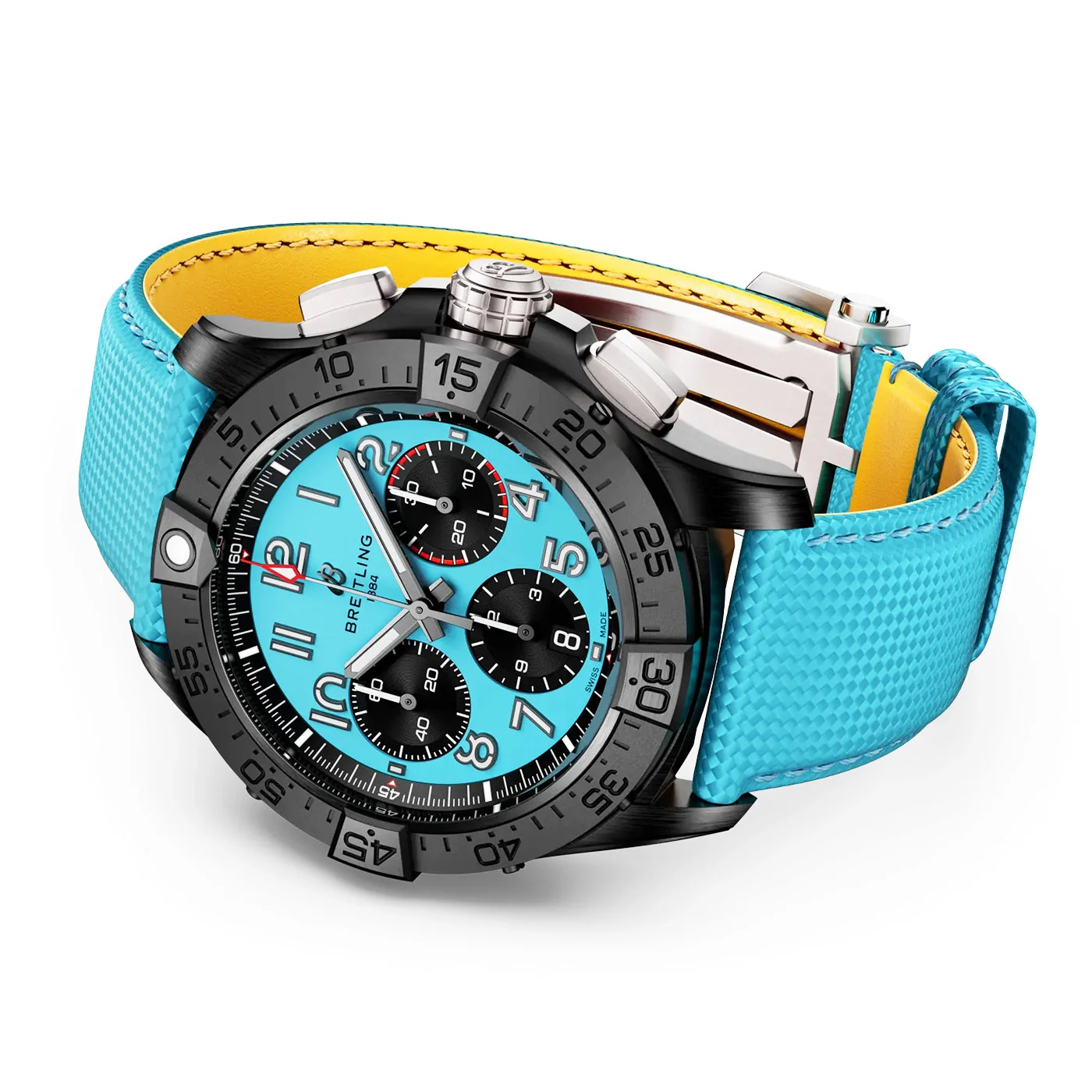 Avenger Night Mission Chronograph 42mm Turquoise Dial Watch - Image 3