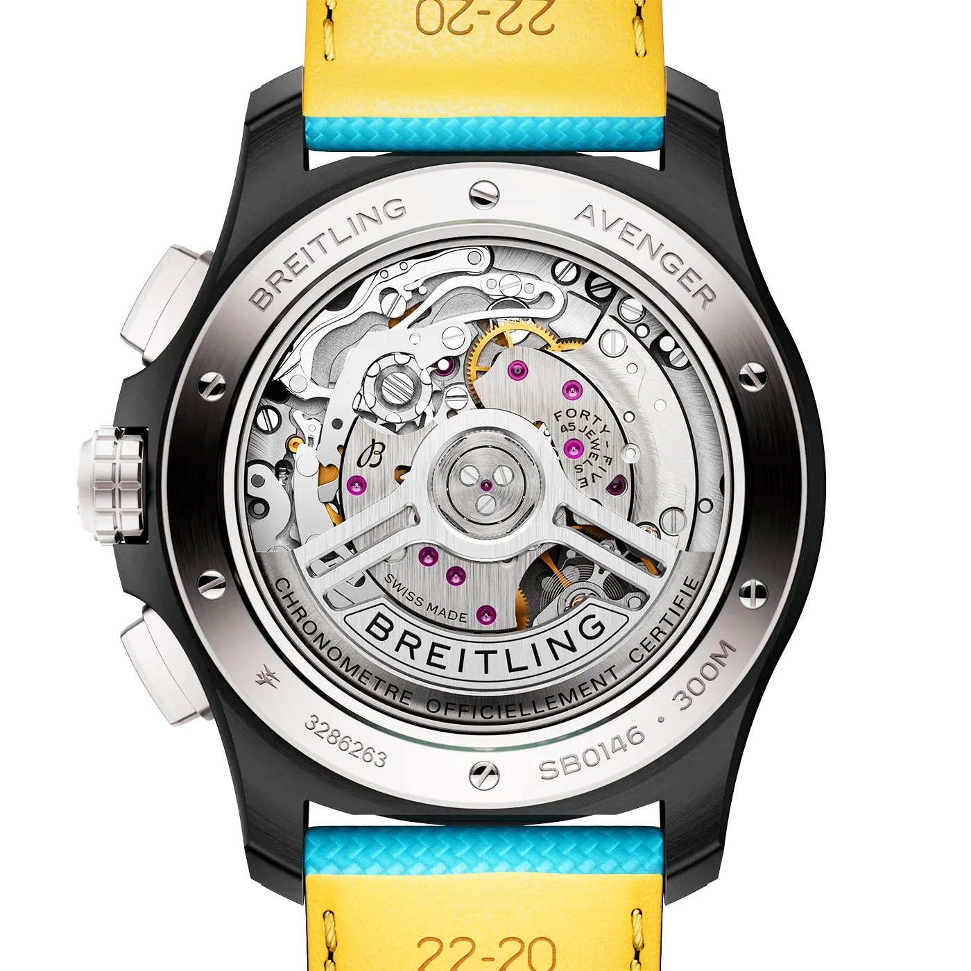 Avenger Night Mission Chronograph 42mm Turquoise Dial Watch - Image 5