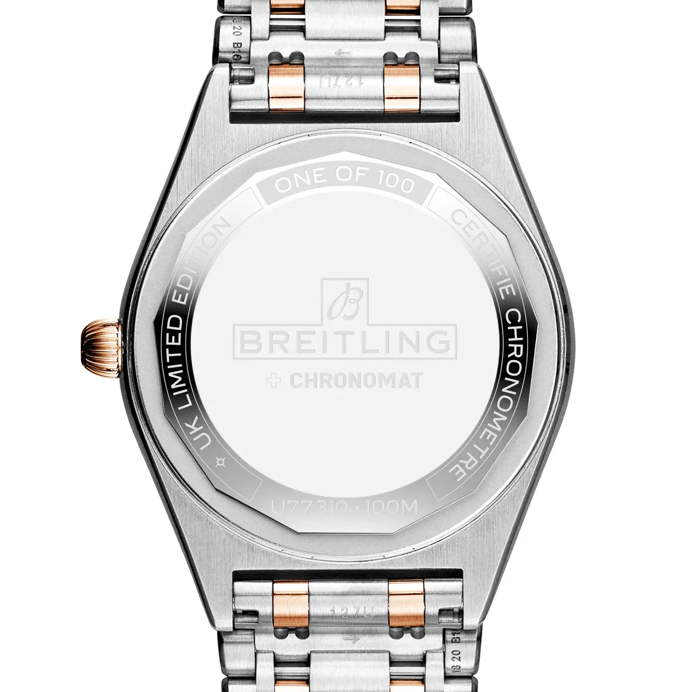 Chronomat 32mm Black Mother of Pearl Diamond Set UK Limited Edition Watch - Image 4