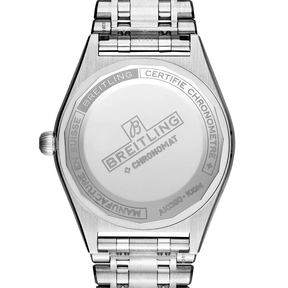 Chronomat 36mm Blue Sunray Dial Ladies Bracelet Watch - Image 4