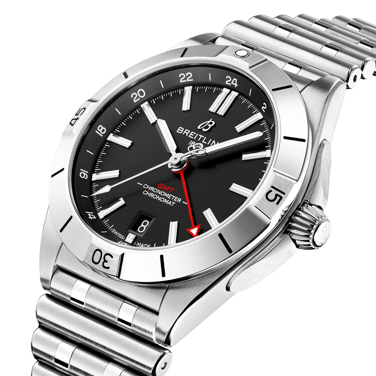 Chronomat GMT 40mm Black Dial Men's Automatic Bracelet Watch - Image 2