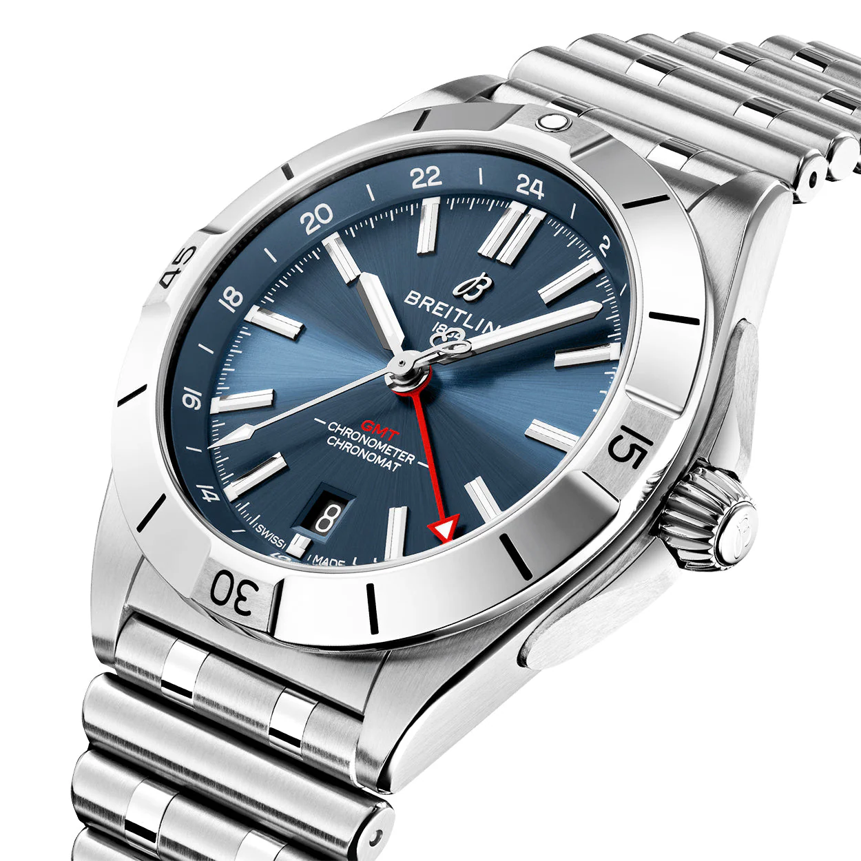 Chronomat GMT 40mm Blue Dial Men's Automatic Bracelet Watch - Image 2