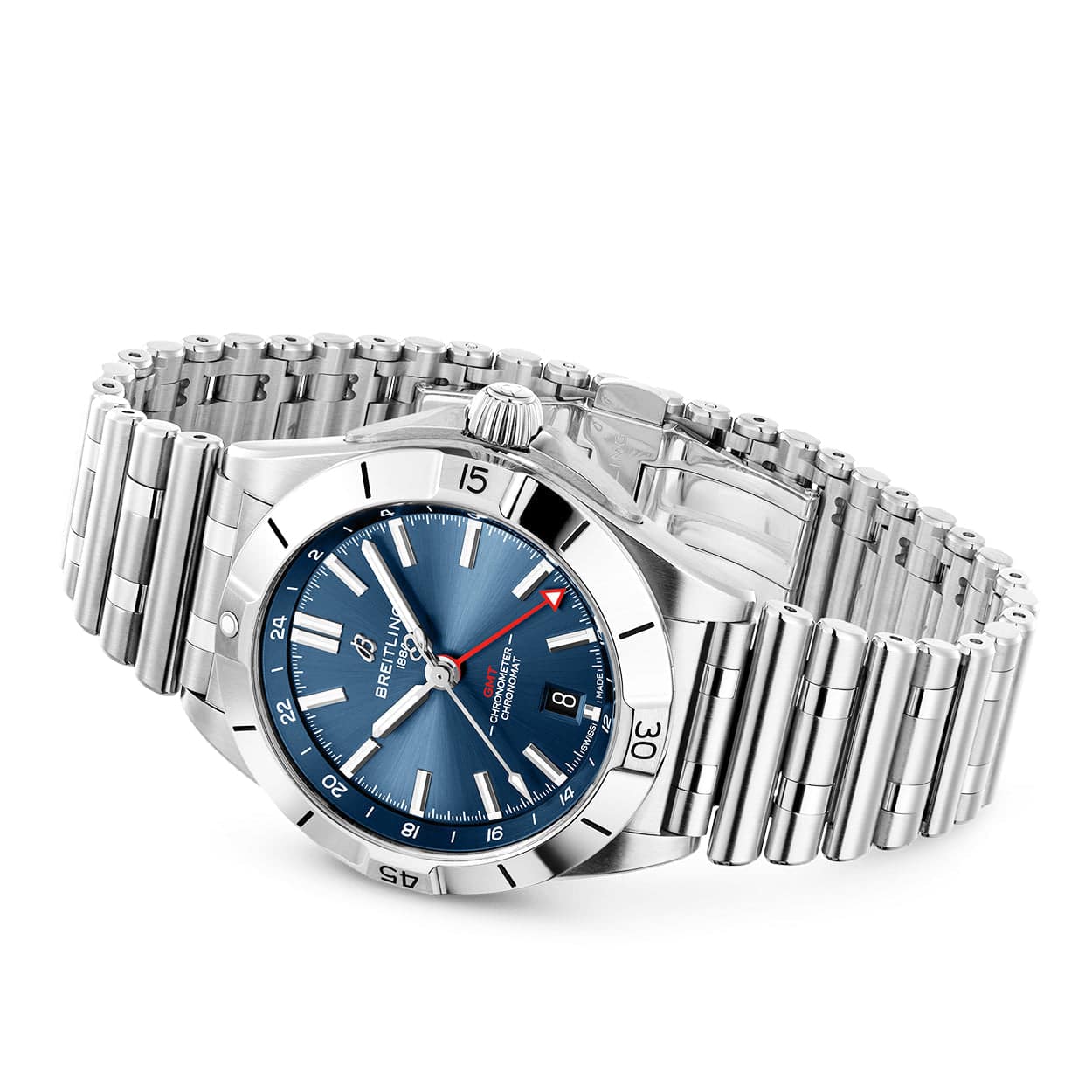 Chronomat GMT 40mm Blue Dial Men's Automatic Bracelet Watch - Image 3