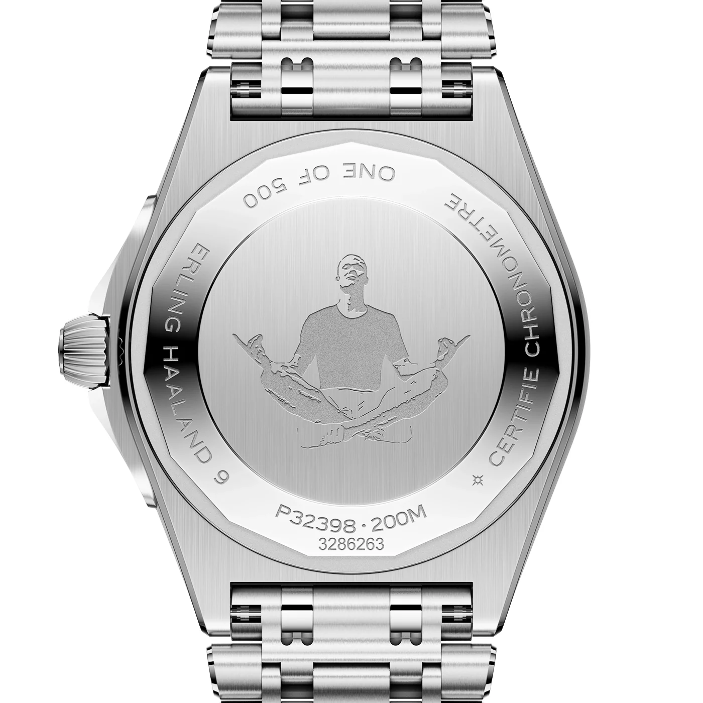 Chronomat GMT Erling Haaland Limited Edition Platinum Bracelet Watch - Image 2