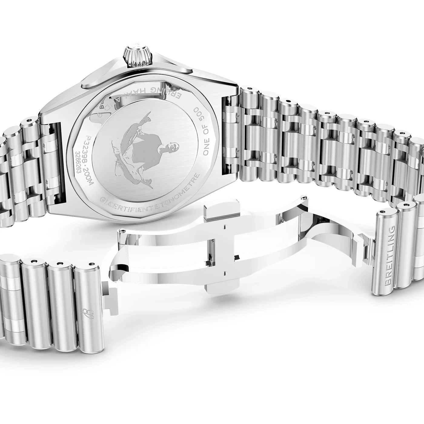 Chronomat GMT Erling Haaland Limited Edition Platinum Bracelet Watch - Image 5