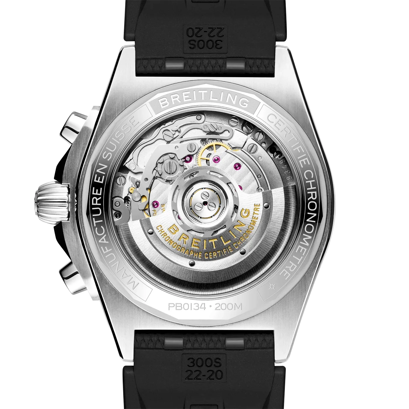 Chronomat B01 42mm Platinum Ice Blue Dial Automatic Strap Watch - Image 4