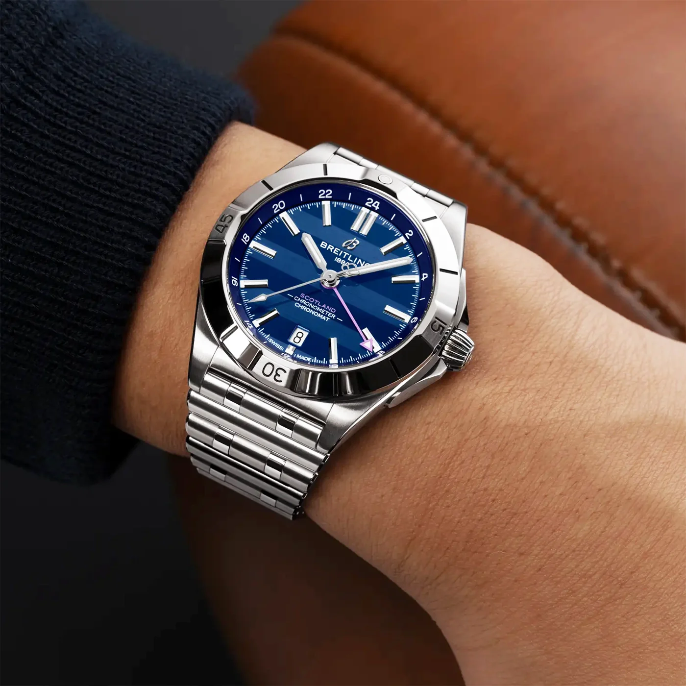 Chronomat GMT Six Nations Scotland Limited Edition Mens Watch - Image 2