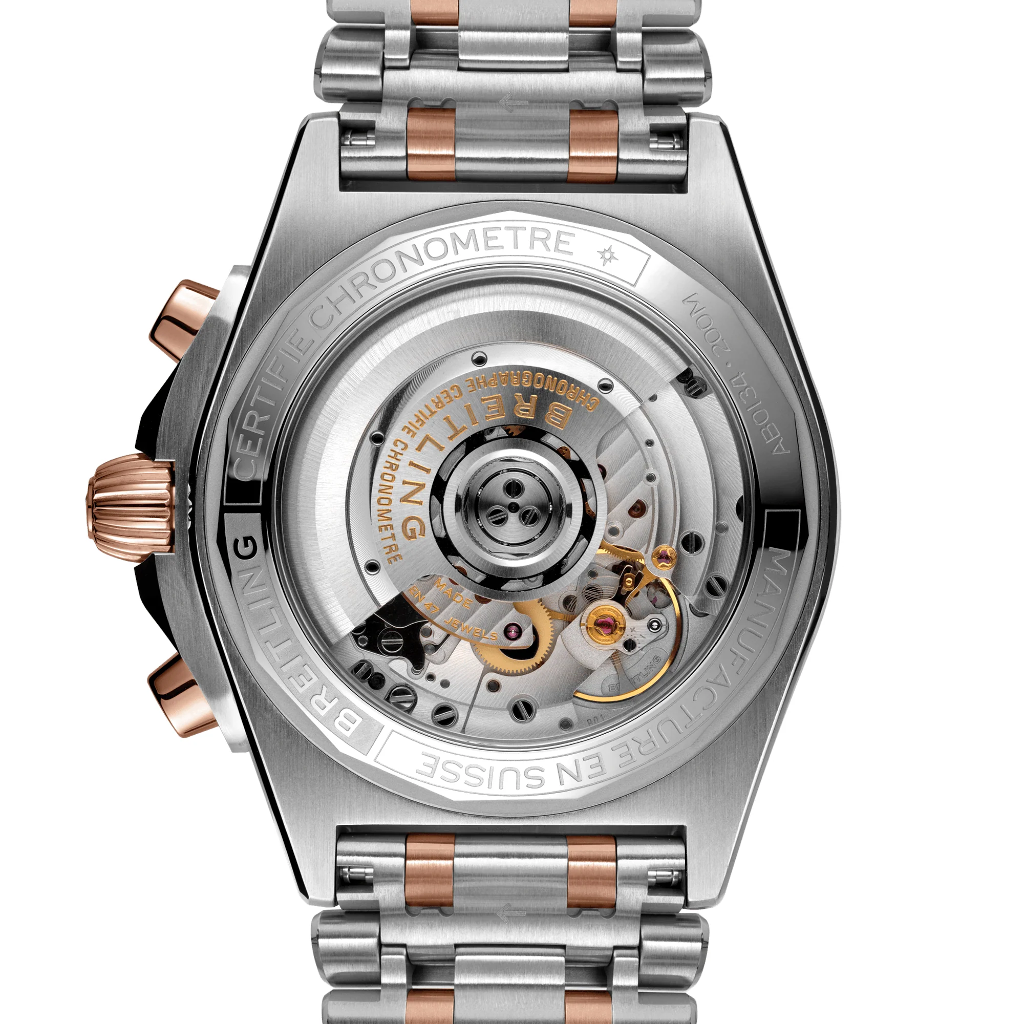 Chronomat 42mm Two-Tone Blue Dial Men's Automatic Bracelet Watch - Image 5