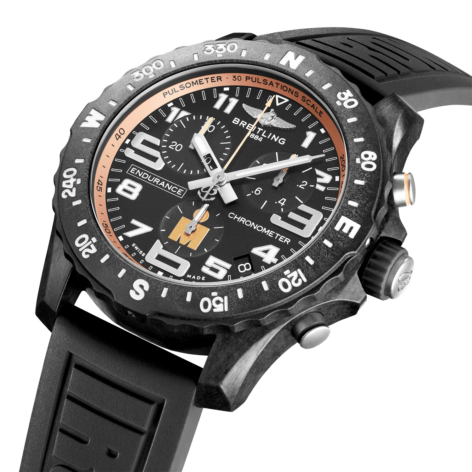 Endurance Pro IRONMAN Finisher 44mm Breitlight Black Strap Watch - Image 2