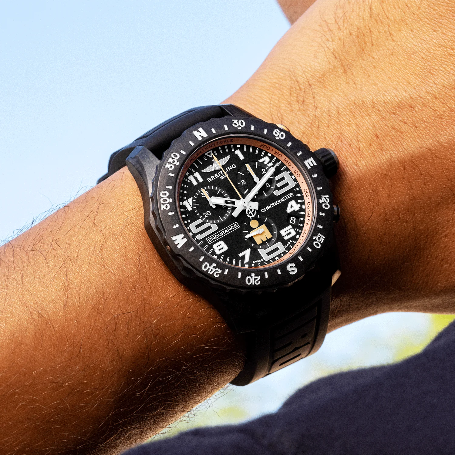 Endurance Pro IRONMAN Finisher 44mm Breitlight Black Strap Watch - Image 4