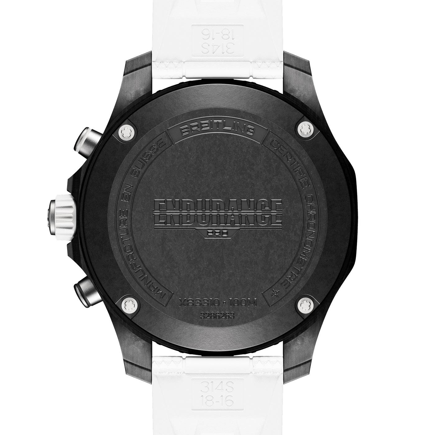 Endurance Pro 38mm Breitlight Black/White Rubber Strap Watch - Image 3