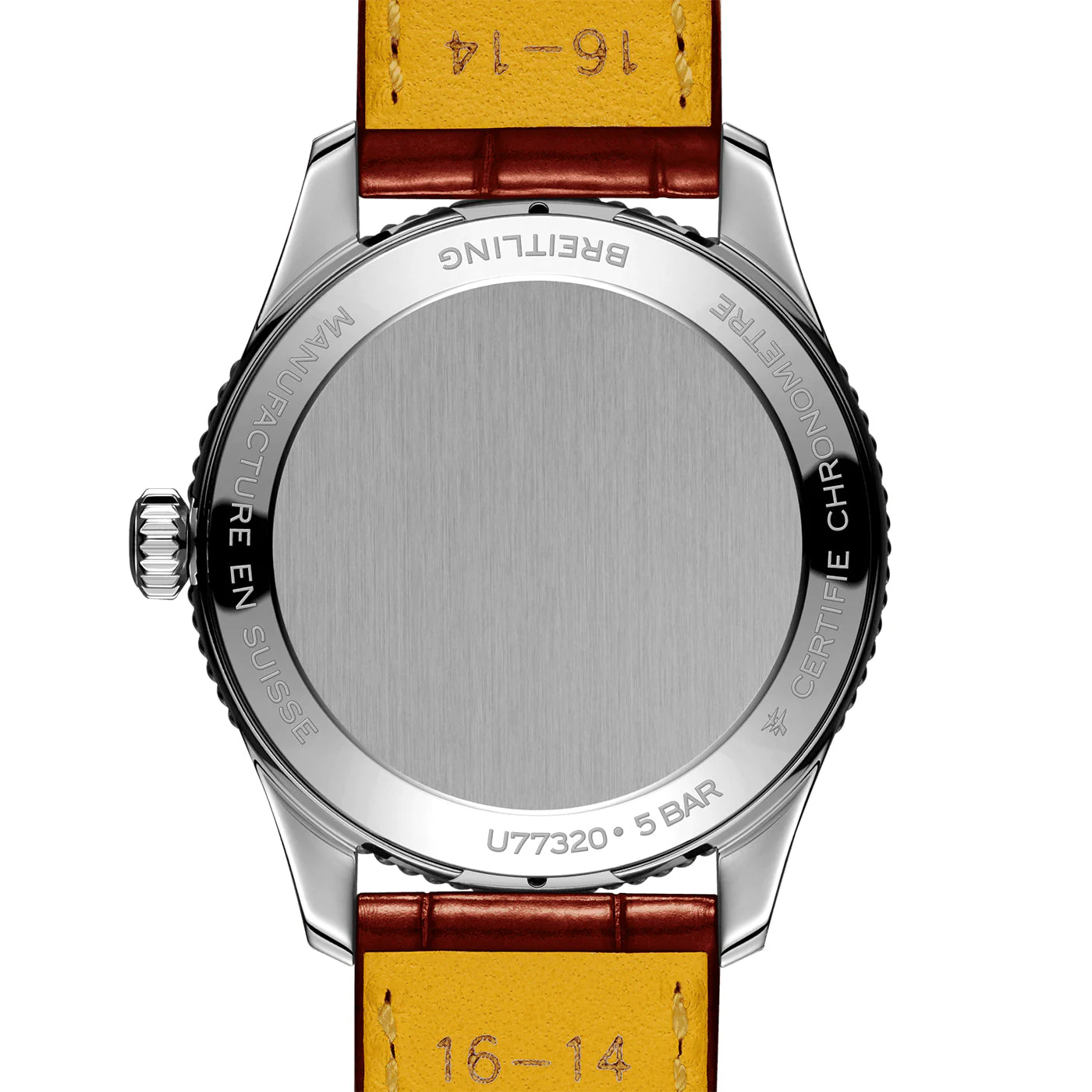 Navitimer 32mm Two-Tone Diamond Dial Ladies Strap Watch - Image 5