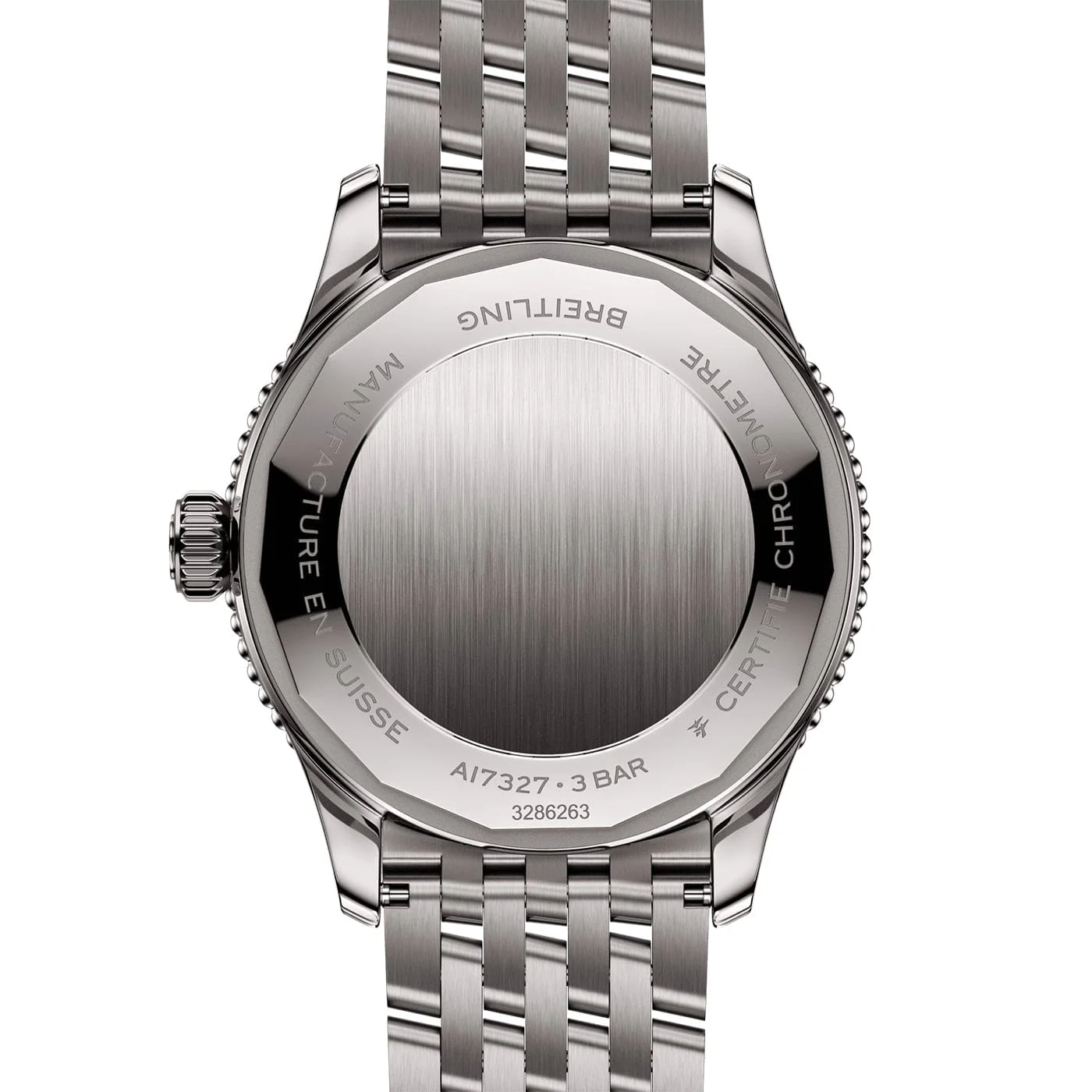 Navitimer 36mm Sunray Grey Dial Ladies Bracelet Watch - Image 4