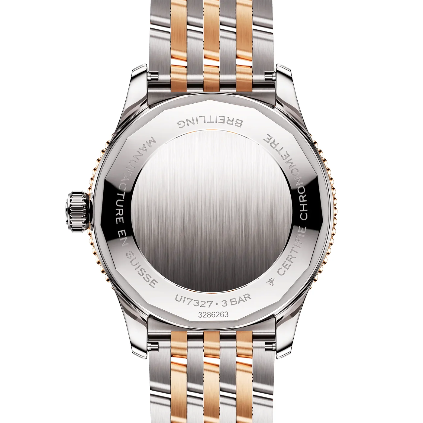 Navitimer 36mm Two-Tone Mother of Pearl Diamond Dial Bracelet Watch - Image 4
